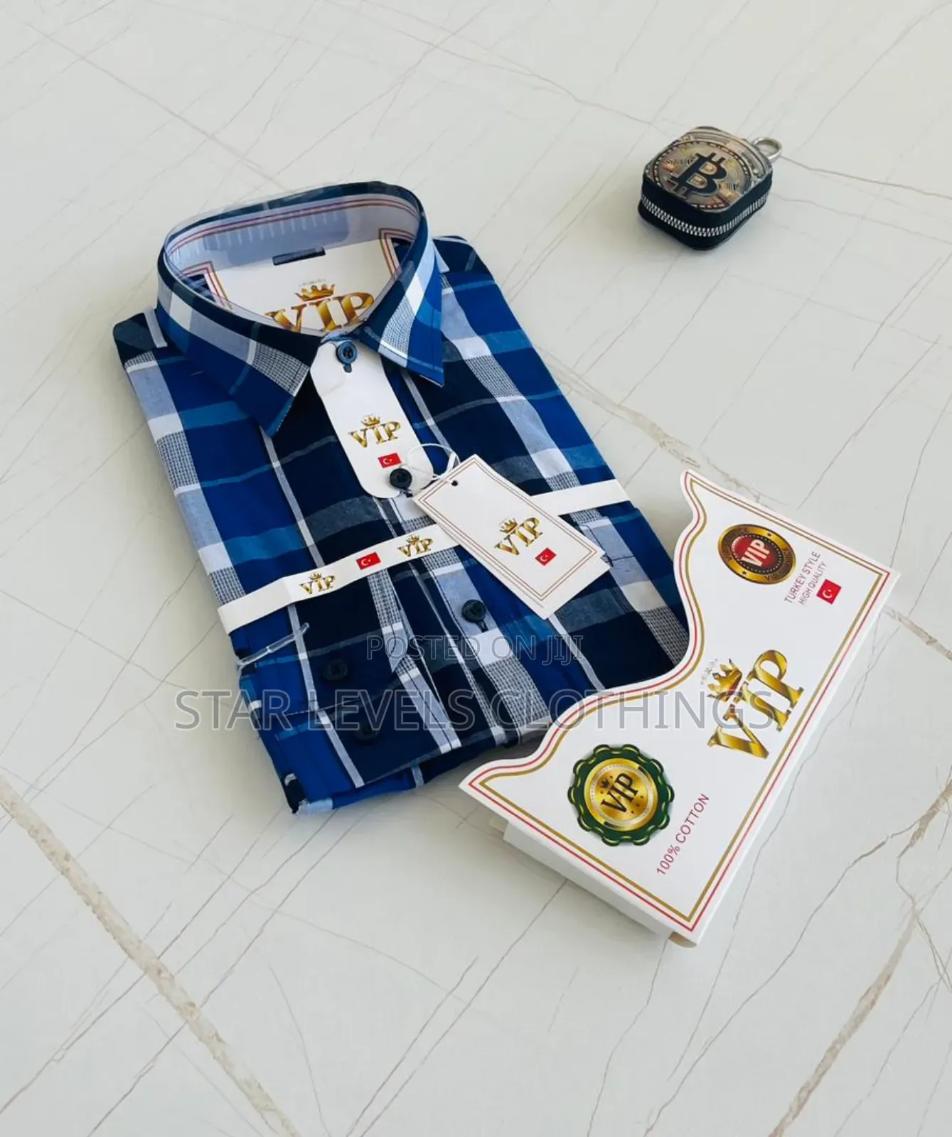 Classic VIP Check Long Sleeves Shirts for Men