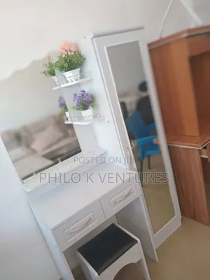 2 Drawer With Side Wardrobe Dressing Mirror