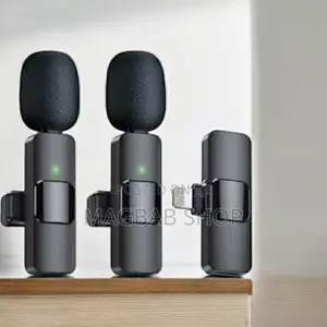 2 in 1 Wireless Microphone (High Quality Noise Cancelling)