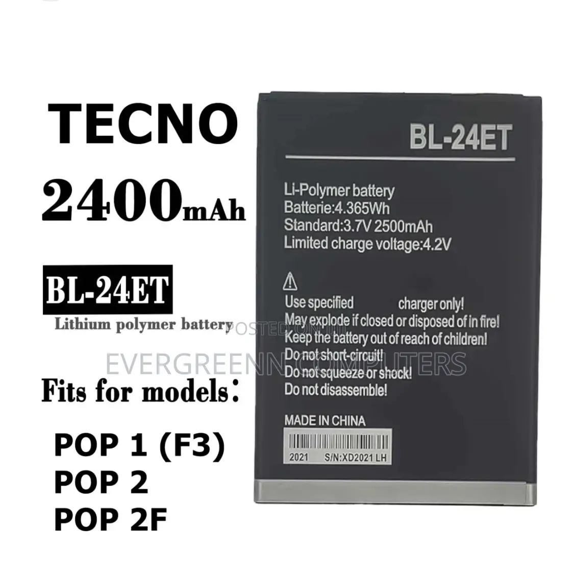 All Models of Tecno and Infinix Batteries Are Available