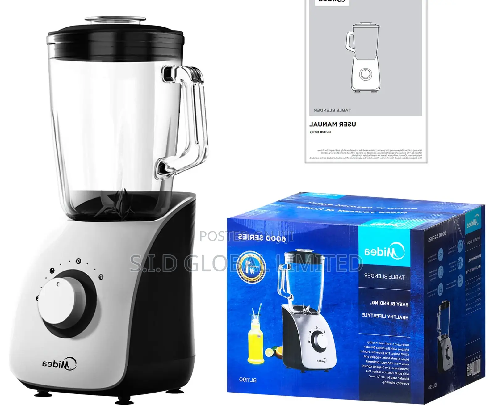 A Sip of Elegance of MIDEA-1.5-LTR-350-WATTS-BLENDER-BL1190