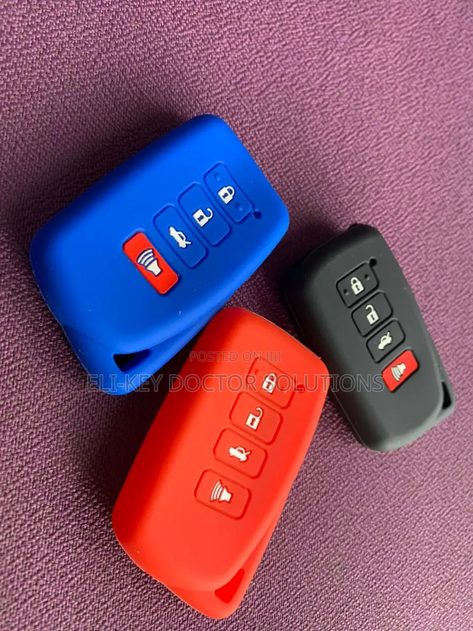 Silicon Key Cases for Toyota Landcruiser Fortuner Hilux
