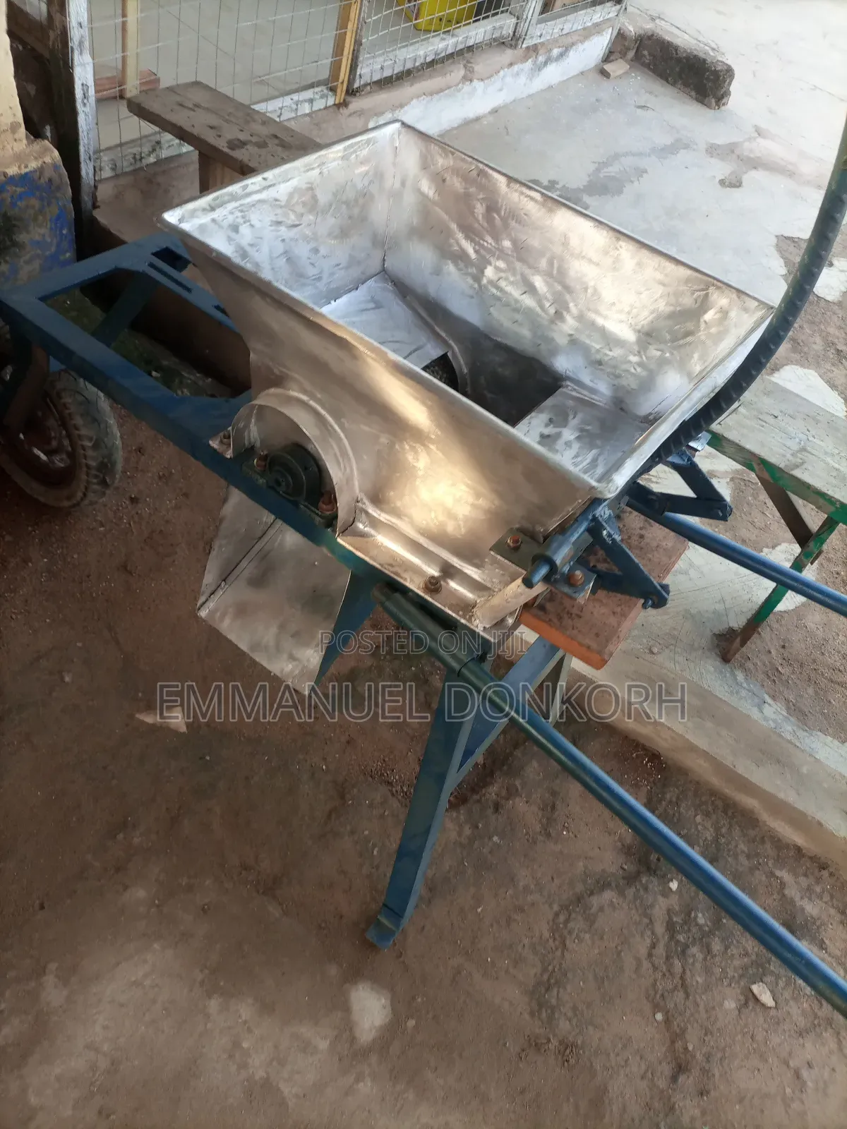 Cassava/ Coconut Grinder Wheelbarrow Design