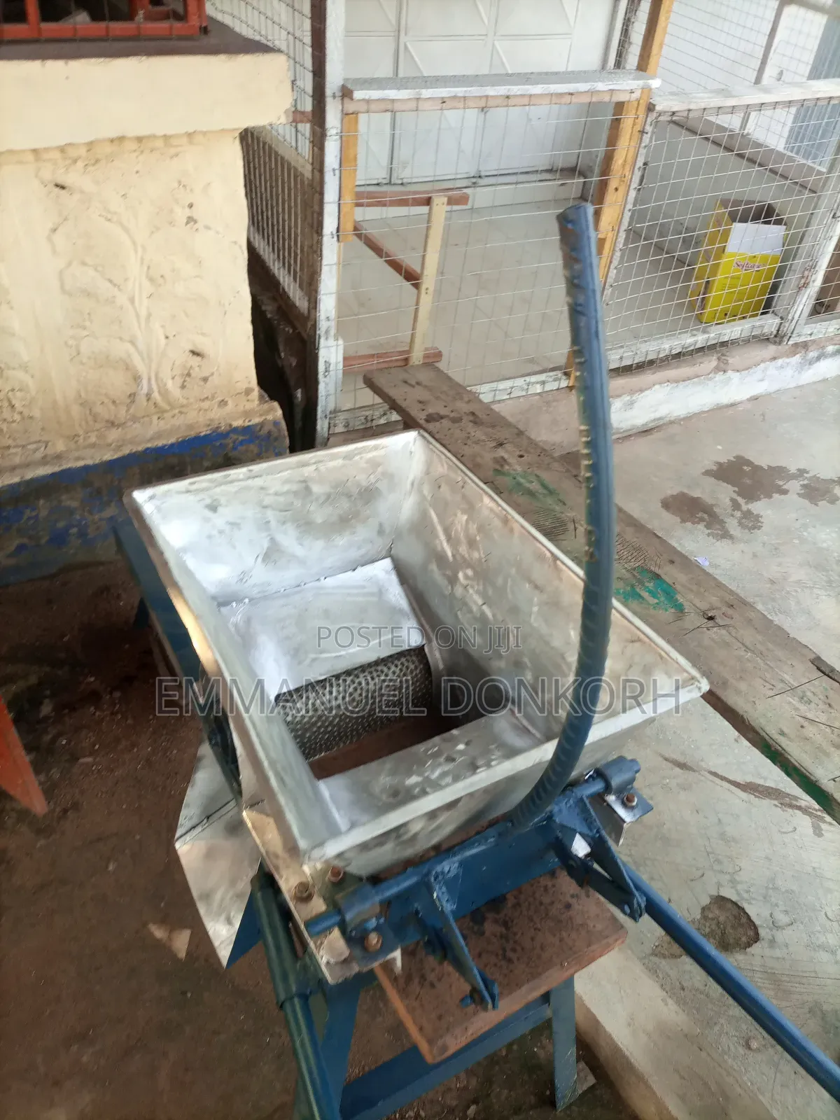 Cassava/ Coconut Grinder Wheelbarrow Design