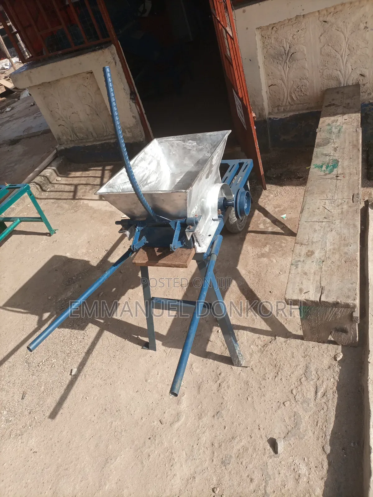 Cassava/ Coconut Grinder Wheelbarrow Design