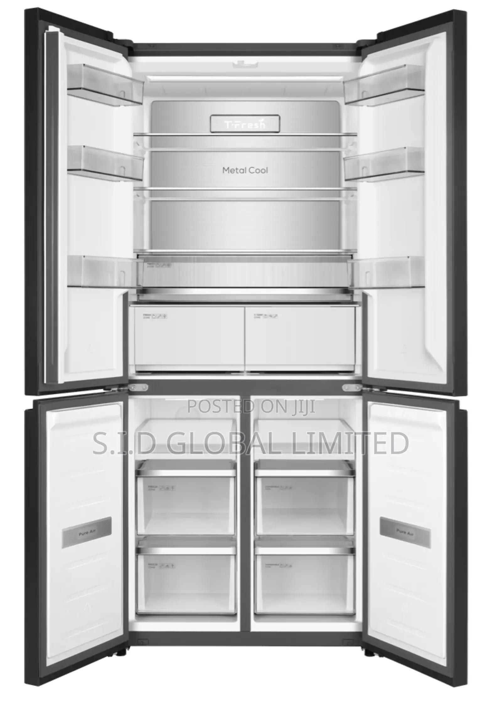 Elevate Your Storage With TCL-FRENCH-DOOR-REFRIGERATOR-476LT