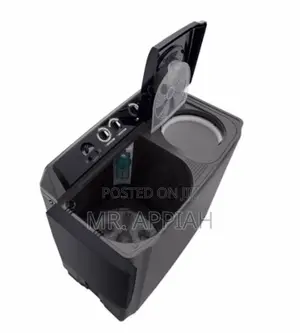 ShopOriginal LG P861RONT 7kg Twin Tub Washing Machine,Black