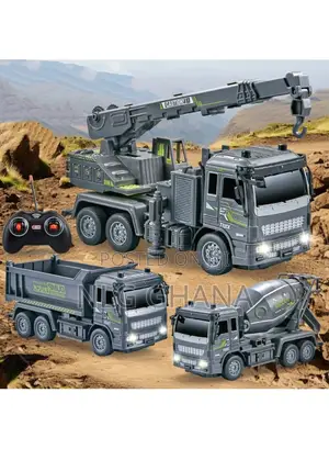 Children 1:32 4ch Rc Mixer Engineering Toy Multi-Joint Adjus