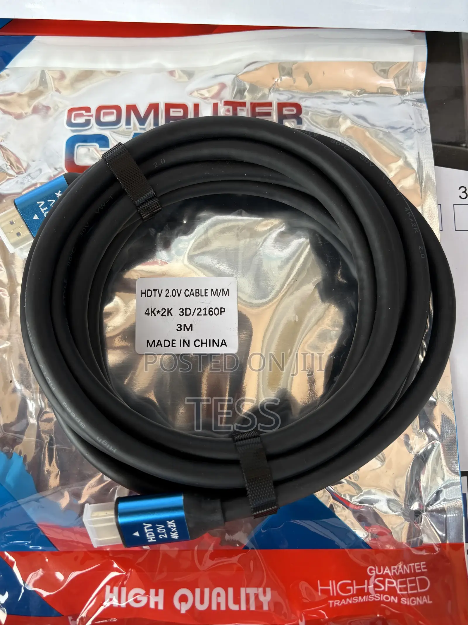 HDMI Cable 3M HDTV 2.0 3d/2160p