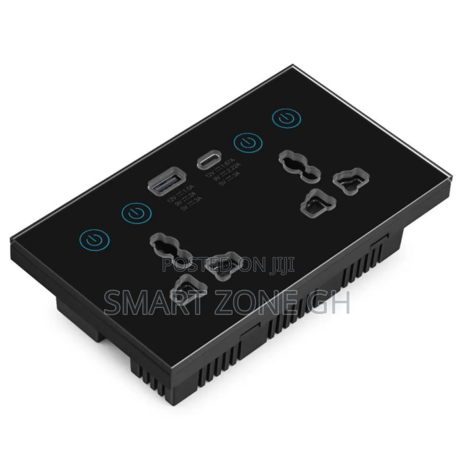 Smart Zigbee Double Socket With Type C