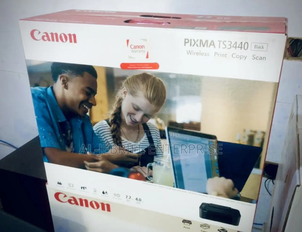 Canon Wireless All-in-One PIXMA TS3440 Inkjet Photo Printer