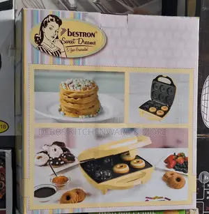 6 Slots Bestron Doughnut and Cup Cake Maker