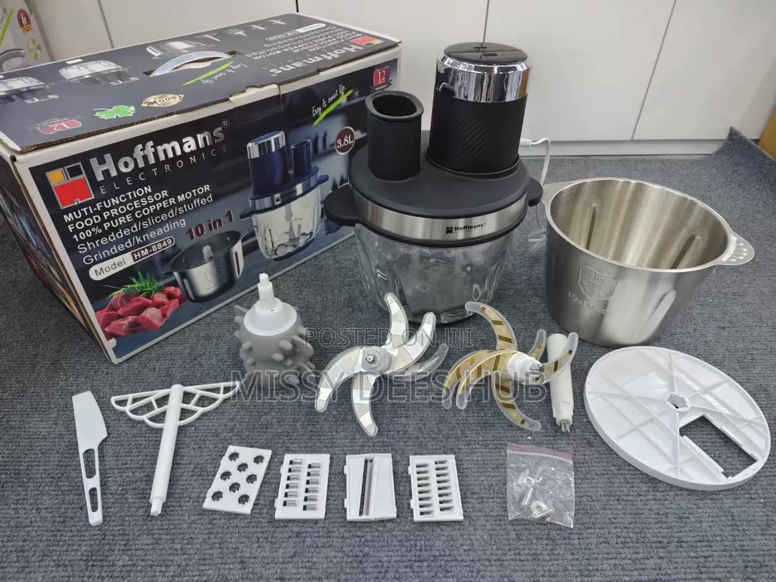 Hoffmans 10in1 Multifunctional Food Processor
