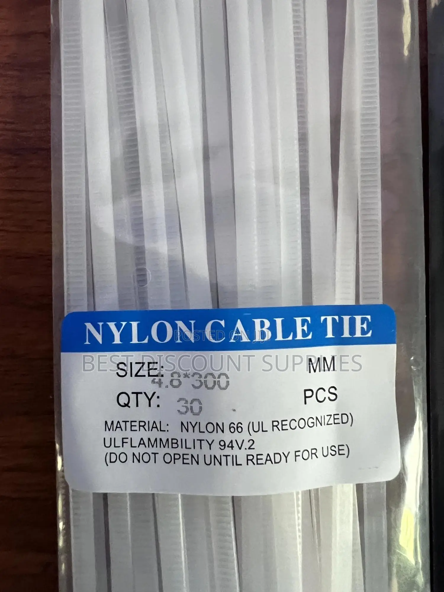 Nylon Cable Tie (UL Recognized)