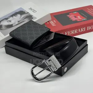 High Quality Belt + Wallet Set