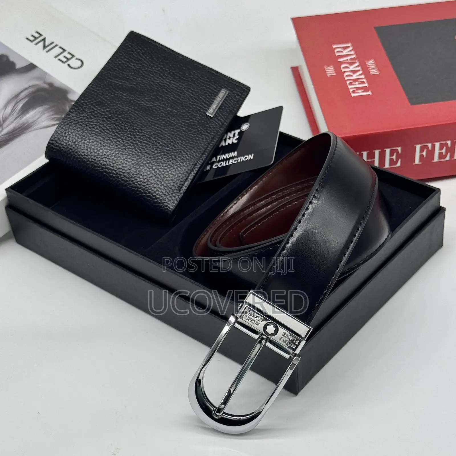 High Quality Belt + Wallet Set