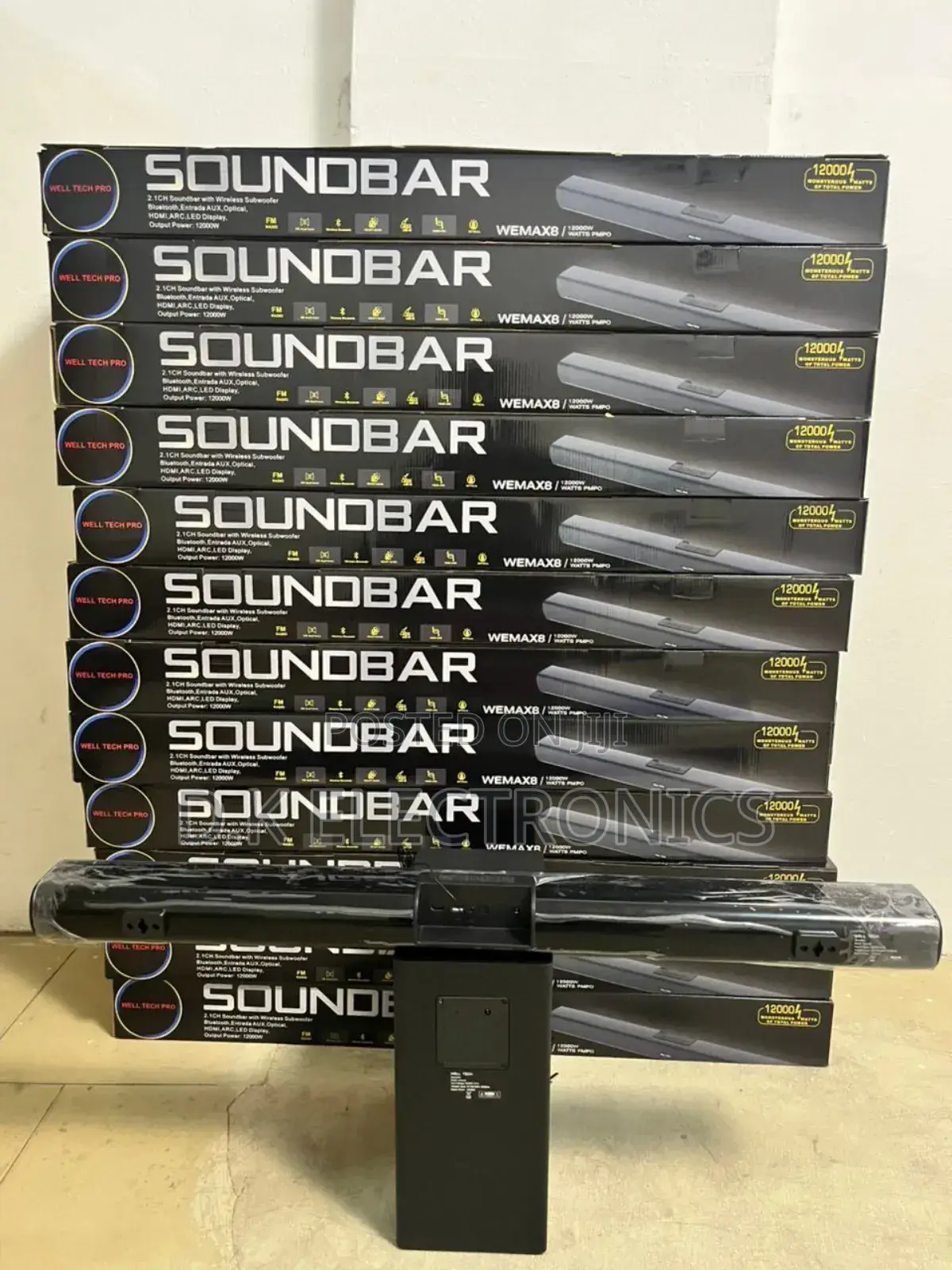 Well Tech Deep Bass Wireless Soundbar