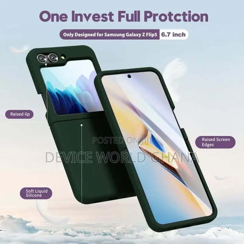 Siz Protective Silicone Case for Samsung Z Flip 7 6 5