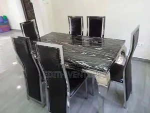 7pcs Dining Set,Rectangular Table