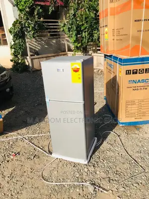Nasco 112L Double Door Fridge