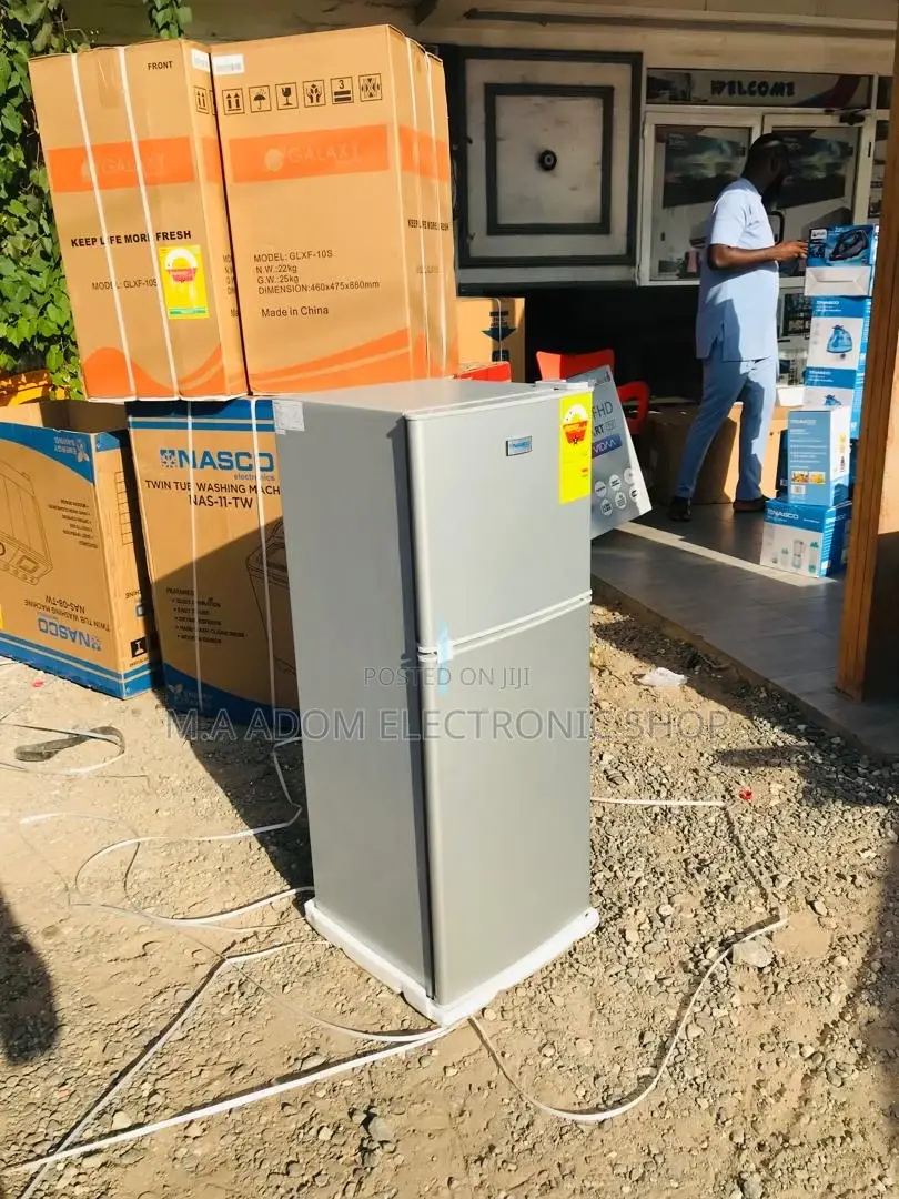 Nasco 112L Doubledr Fridge:Your Kitchen's Reliable Companion