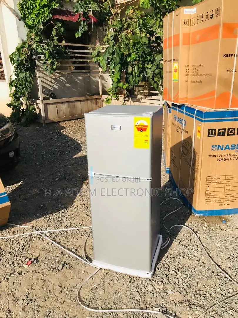 Nasco 112L Double Door Fridge: Kitchen's Reliable Companion