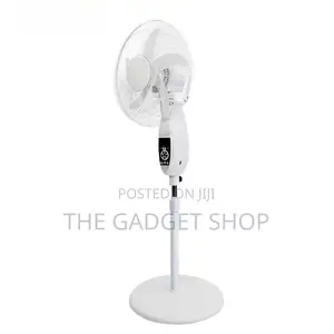 Rechargeable Standing Fan With Speaker