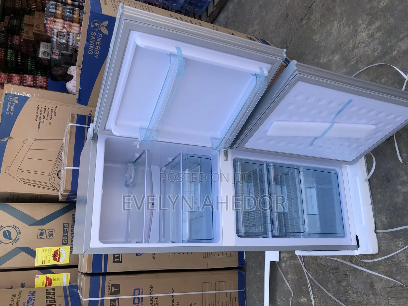 Nasco Bottom Freezer 136 Liters