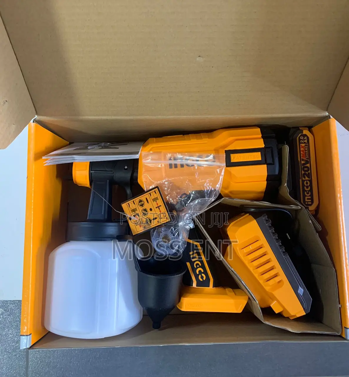 Lithium-Ion Spray Gun 20v + Battery - Csgli20406