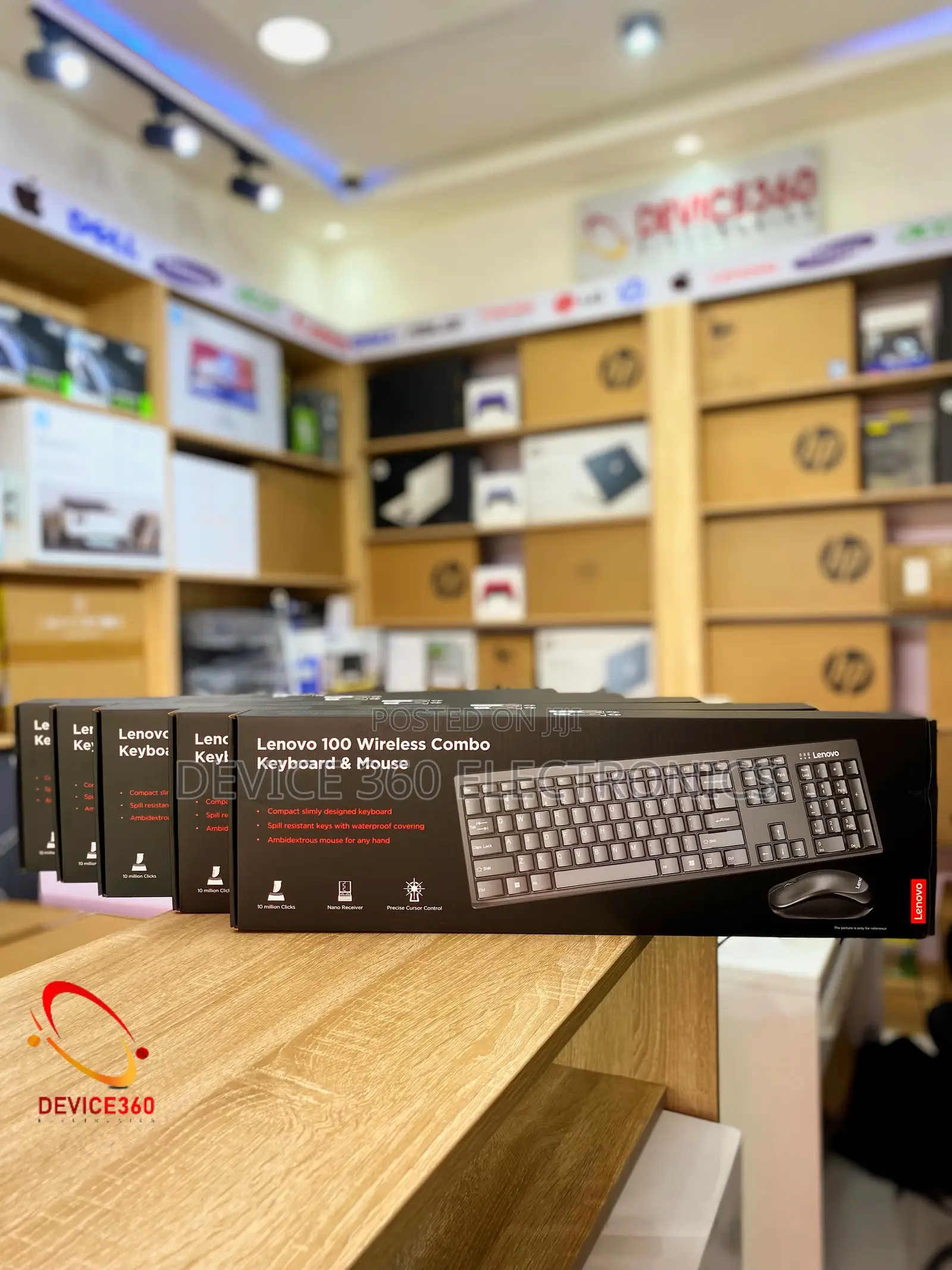 Lenovo 100 Wireless Combo Keyboard Mouse