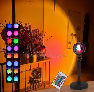 16 Colors Sunset Projection Lamp, Rainbow Night Light