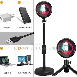 16 Colors Sunset Projection Lamp, Rainbow Night Light