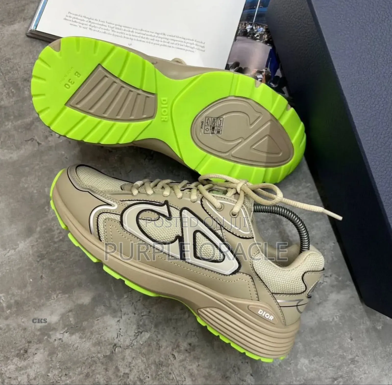 Christian Dior Eco-Friendly Relaxed Sneakers