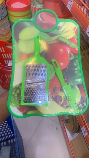 3in1 Kitchen Set (Board+Knife+Grater)