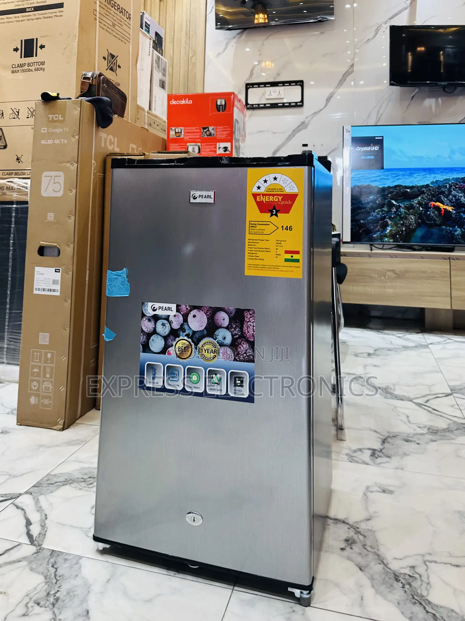 Lovely New Grey Color Pearl Fridge Single Door 