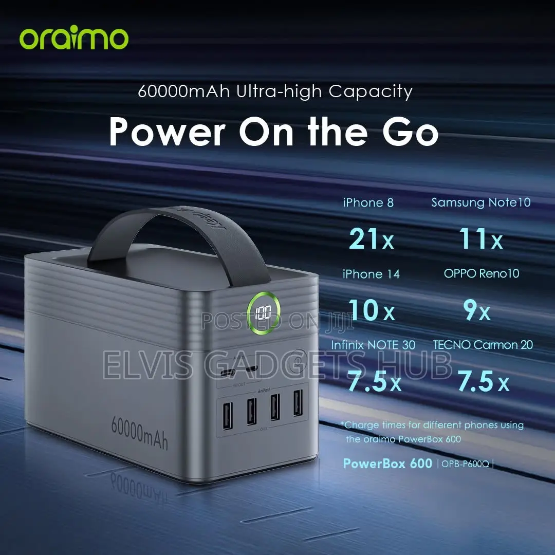 Oraimo 60000mah Powerbank
