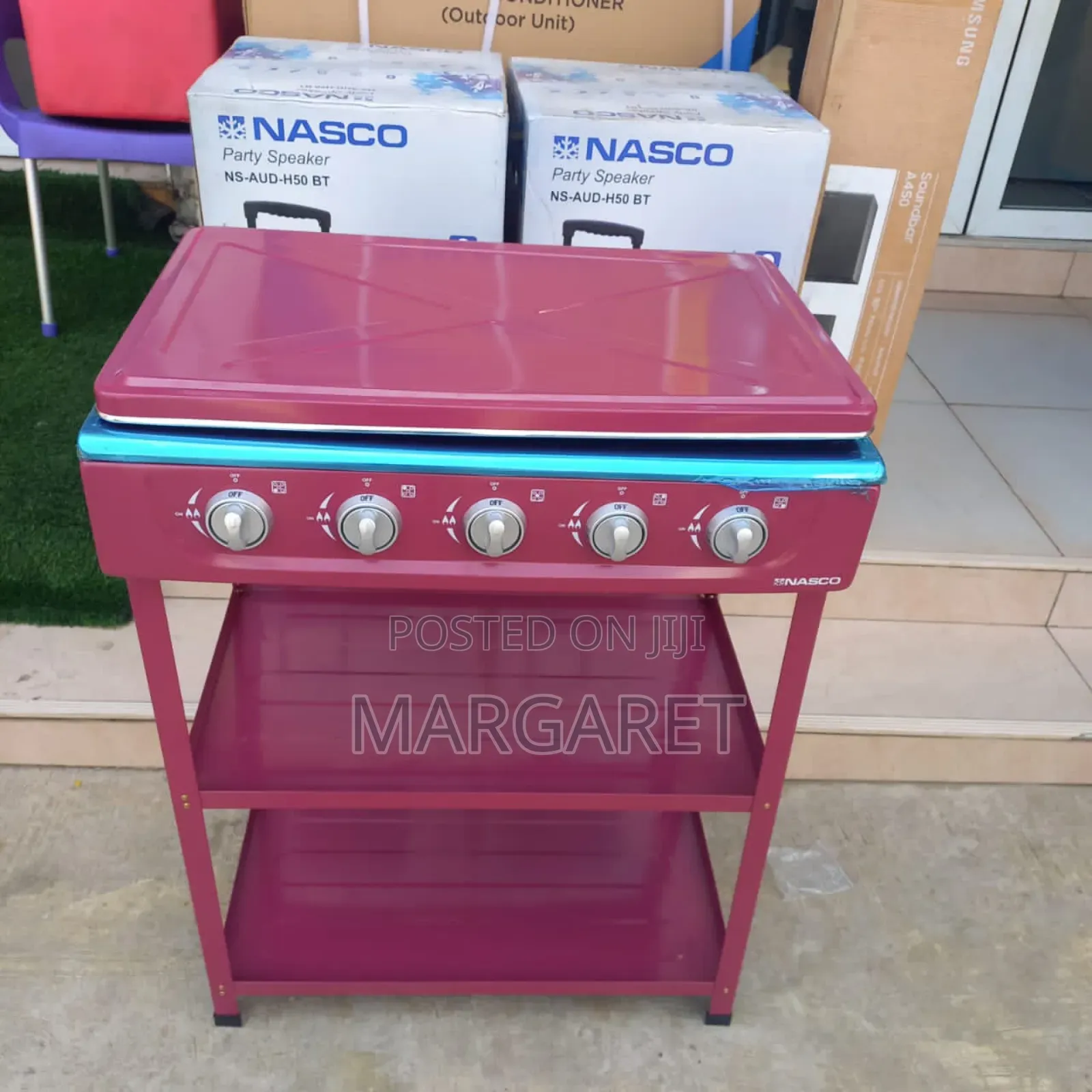 Ezimu Nasco 5 Burners Cooker