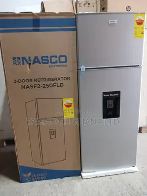 Nasco Fridge Top Freezer 210litres With Water Dispenser