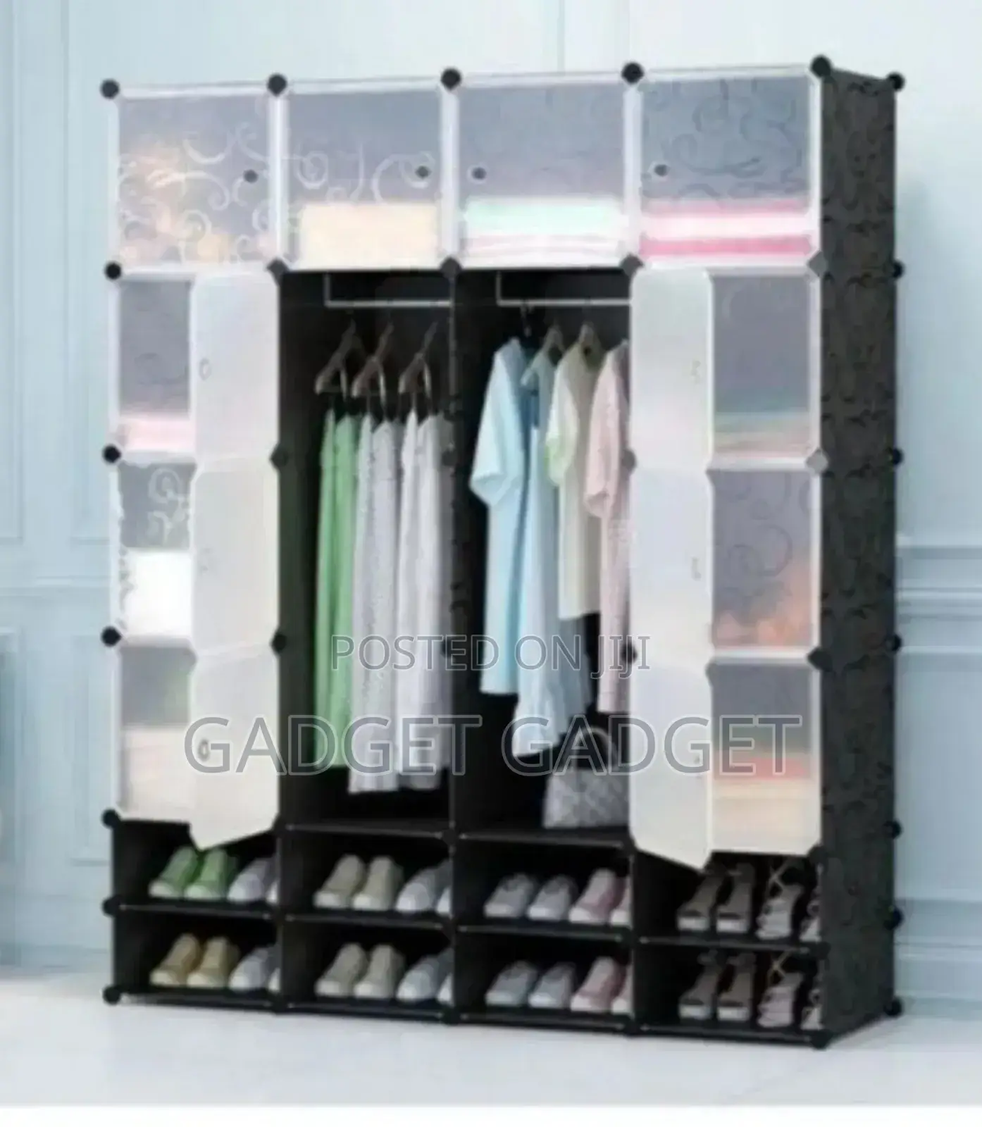 12 Cubes Strong ABS Plastic Wardrobe