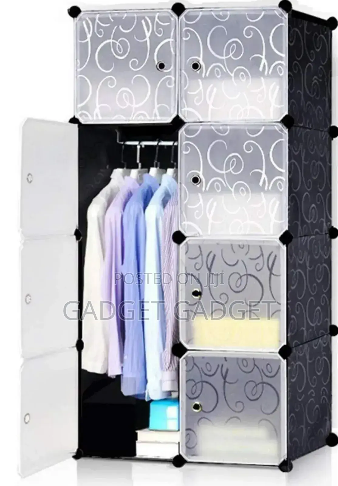 8 Cubes Strong Abs Plastic Wardrobe