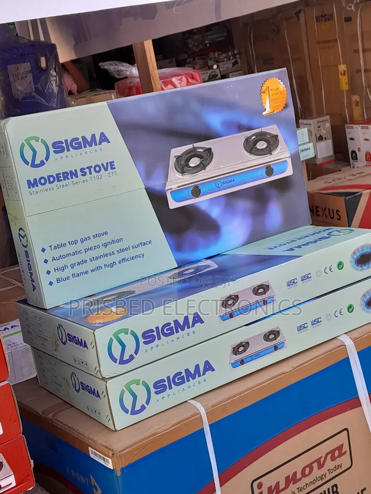 Sigma 2burner Automatic Stove