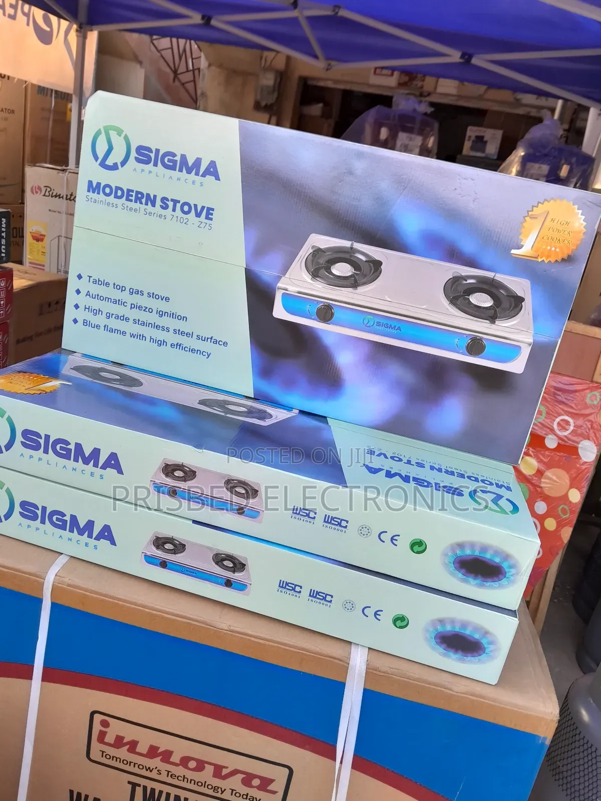 Sigma 2burner Automatic Stove