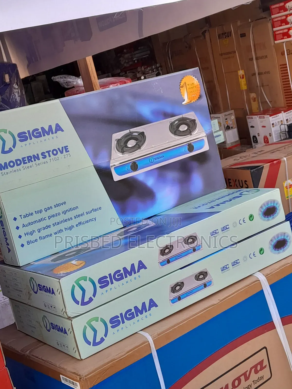 Sigma 2burner Automatic Stove