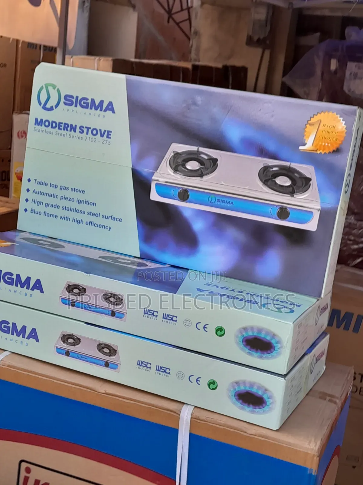 Sigma 2burner Automatic Stove