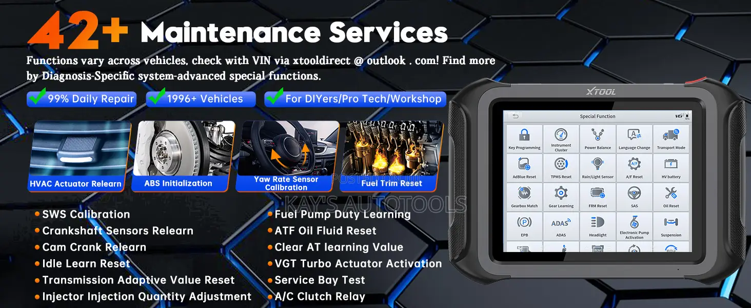Xtool D9s Professional Car Diagnostic Scanner and Programer