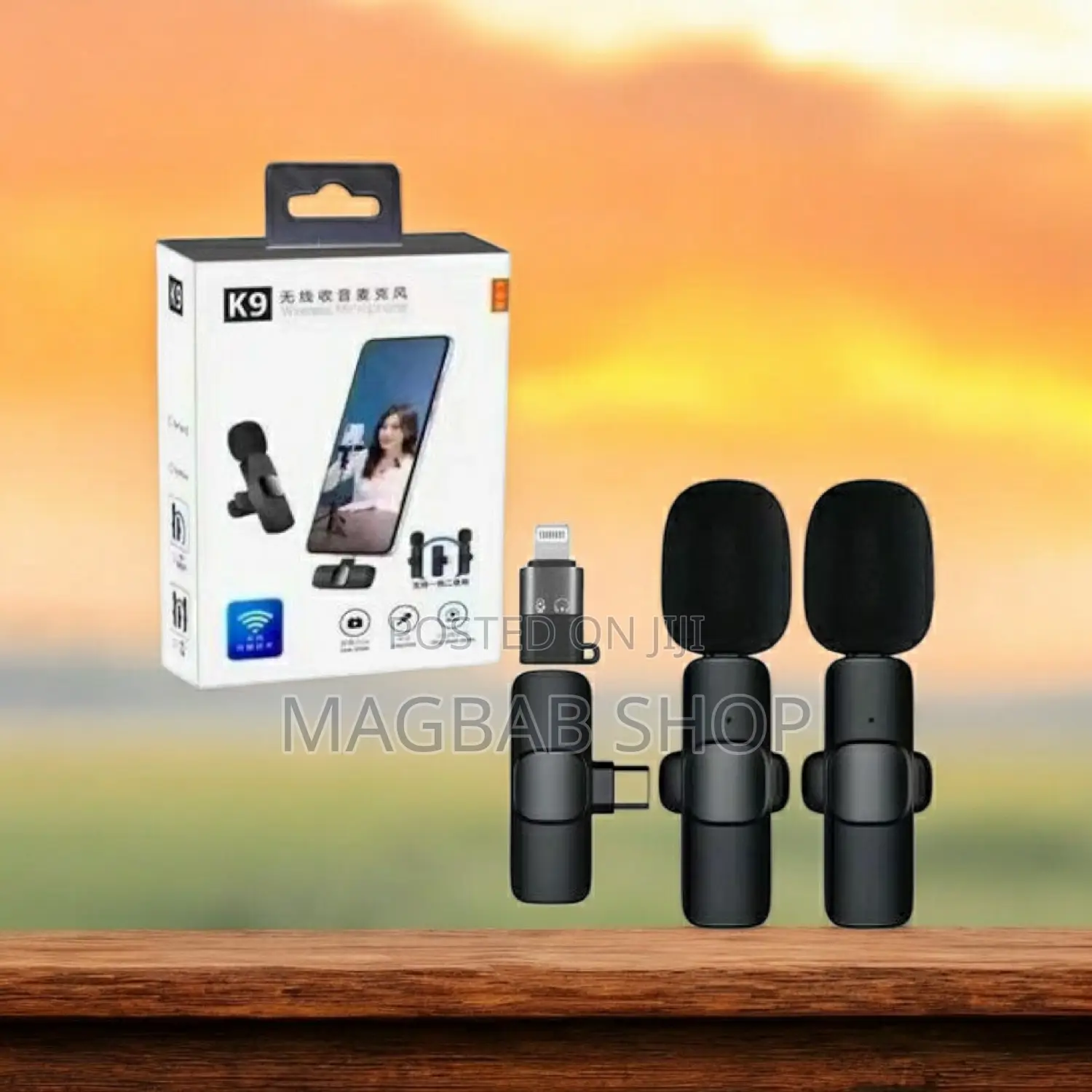 2 in 1 Wireless Microphone( Type iPhone )