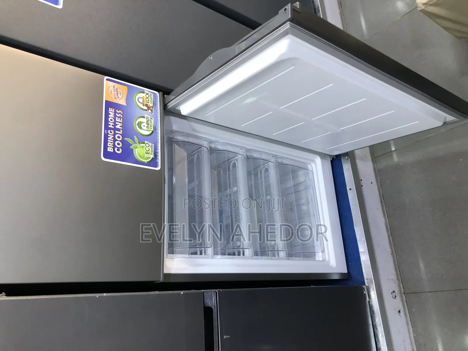 Nasco Double Door Fridge 258liters