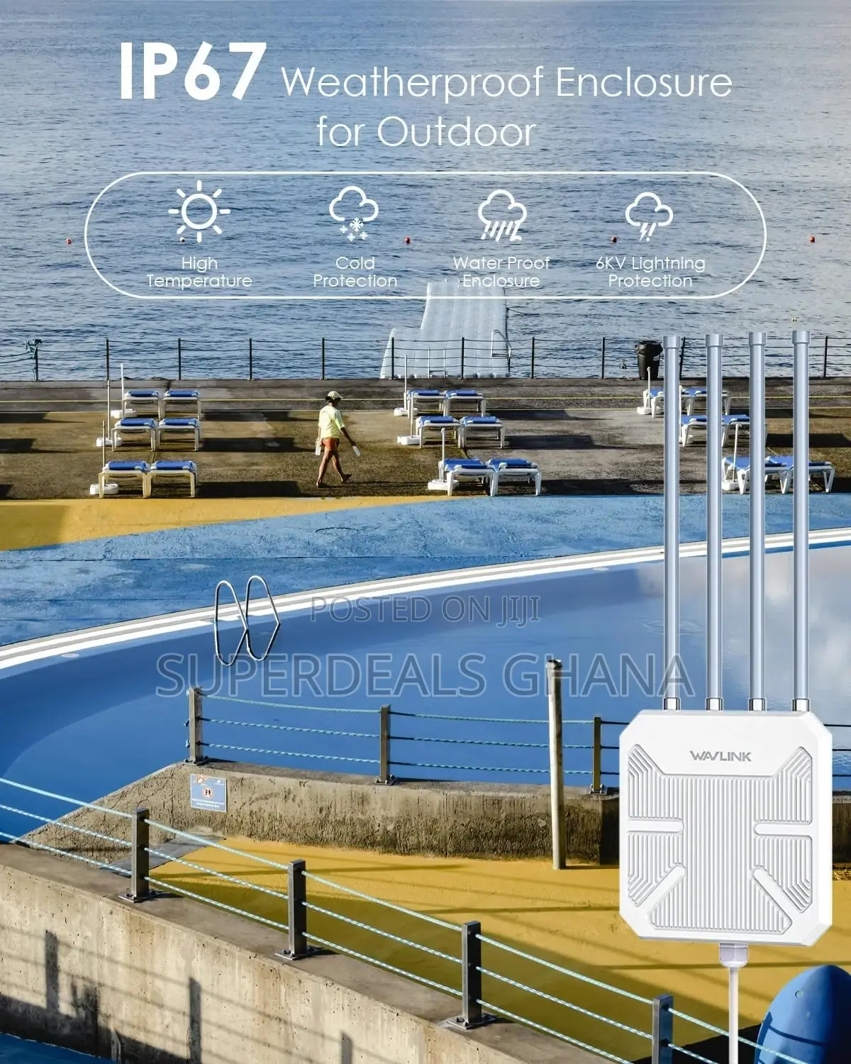 Wavlink Ax3000 Wifi 6 Wireless Outdoor Wireless Access Point