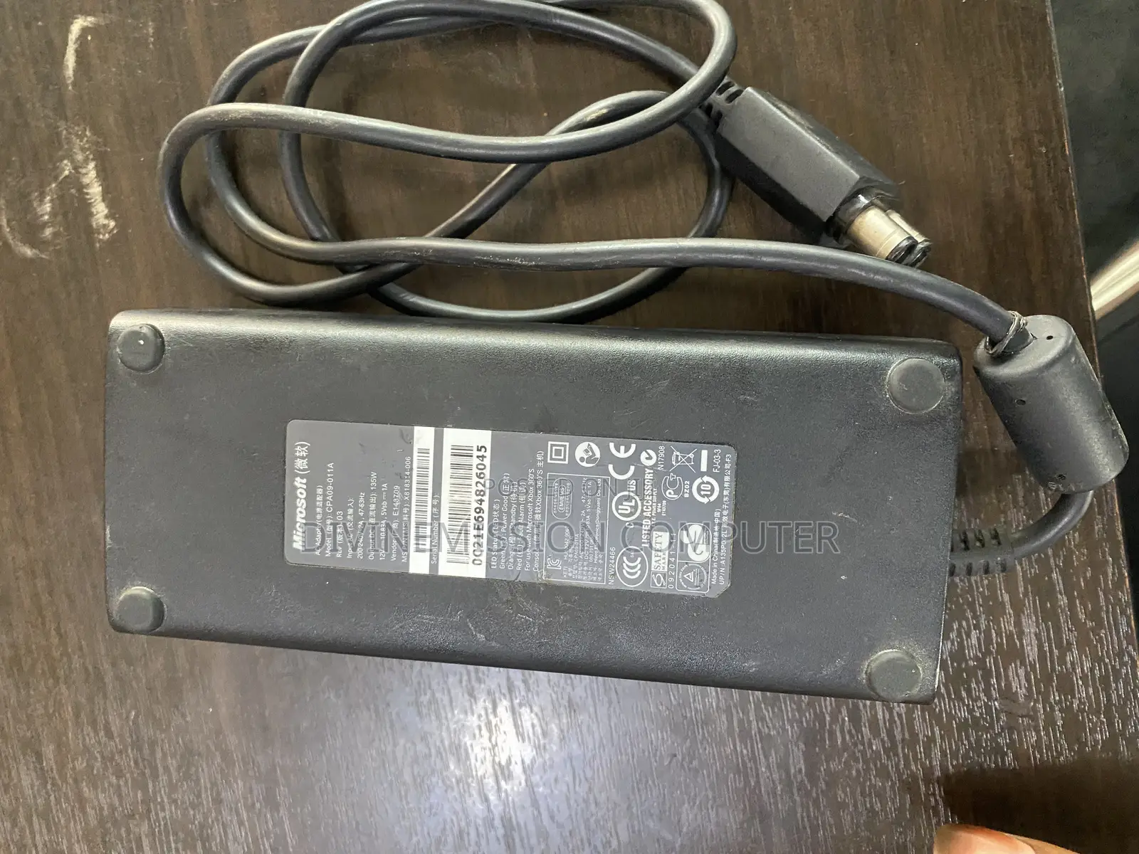 Xbox 360 Slim Power Adapter,12v~~10.83A, 135w Uk  Use.