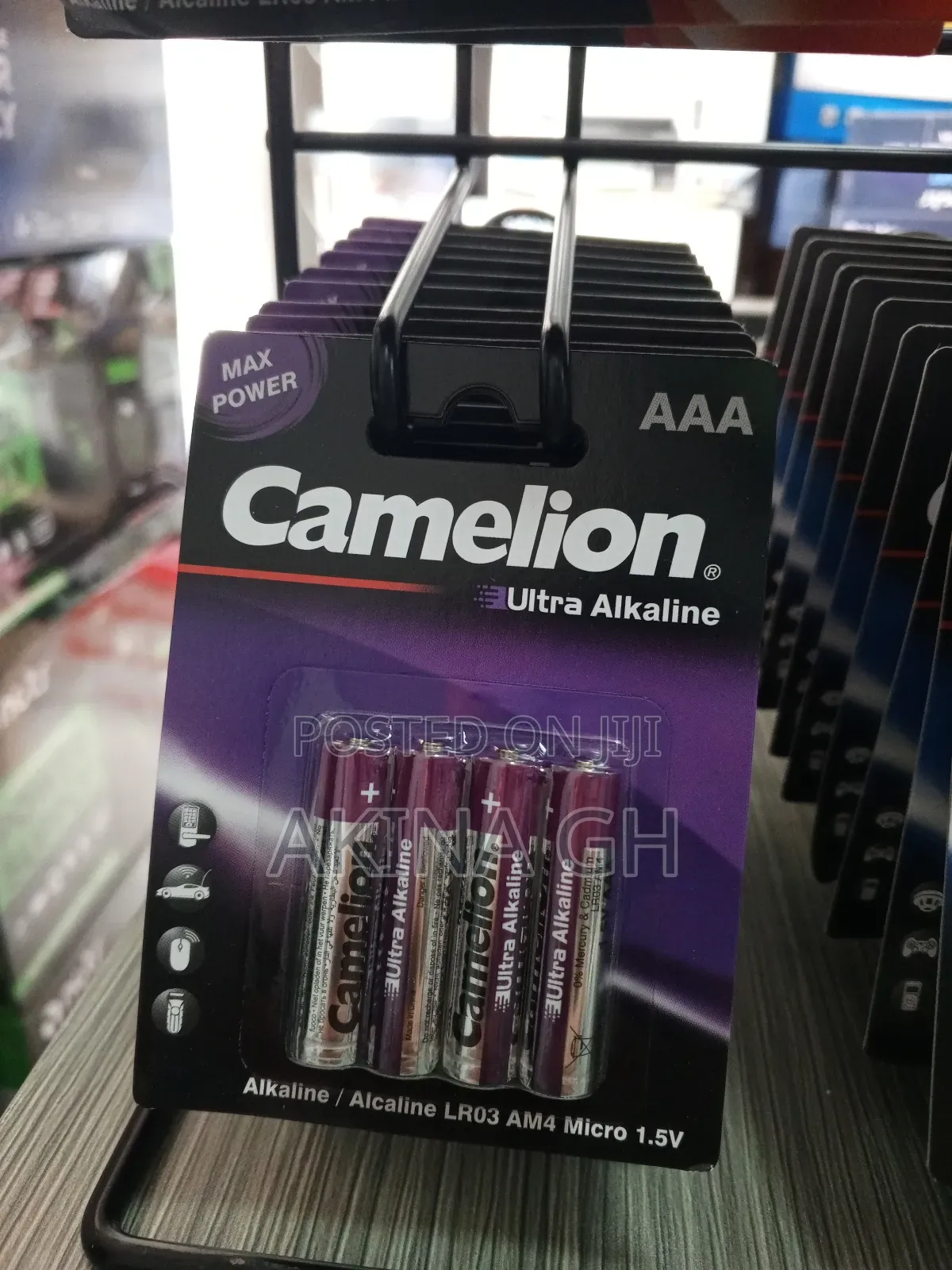 Camelion AAA Ultra Alkaline Blister Pack Of 4